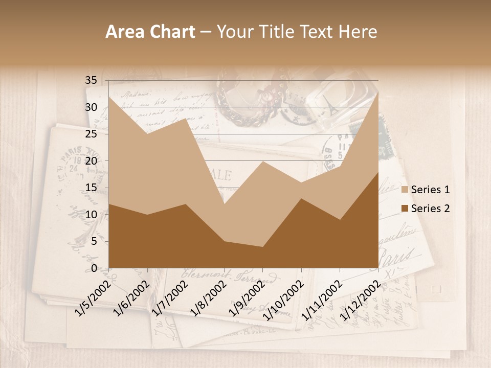 Album Correspondence Design PowerPoint Template