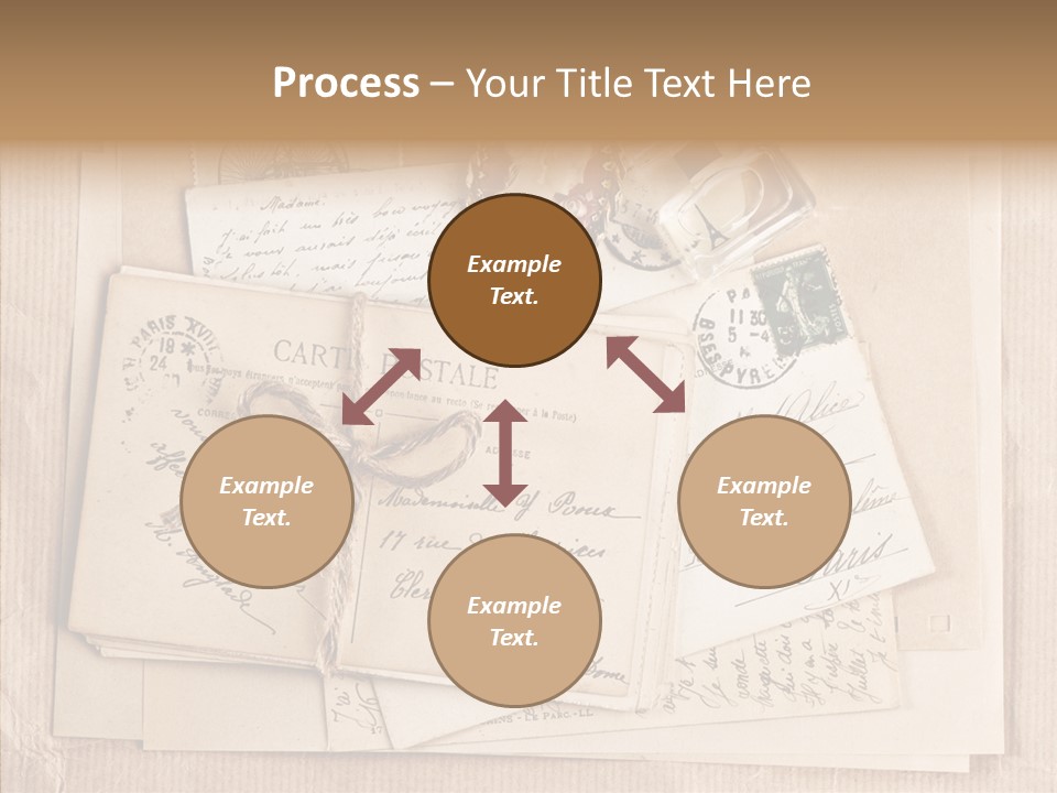Album Correspondence Design PowerPoint Template