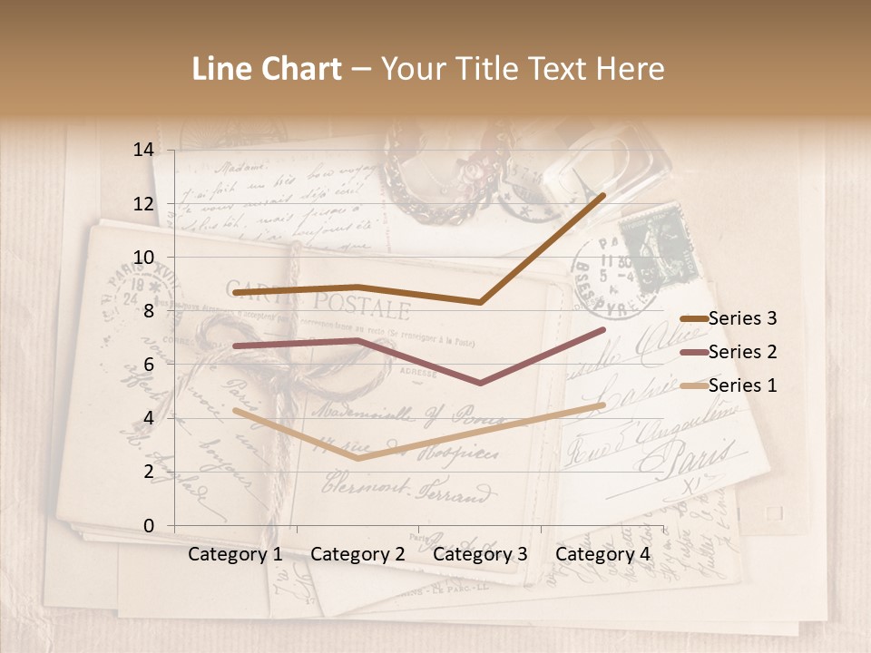 Album Correspondence Design PowerPoint Template