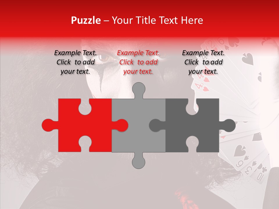 Masquerade Mystery Joker PowerPoint Template