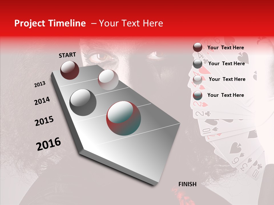 Masquerade Mystery Joker PowerPoint Template