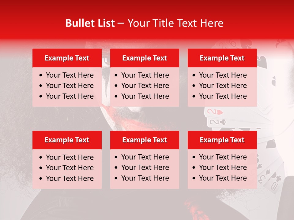 Masquerade Mystery Joker PowerPoint Template