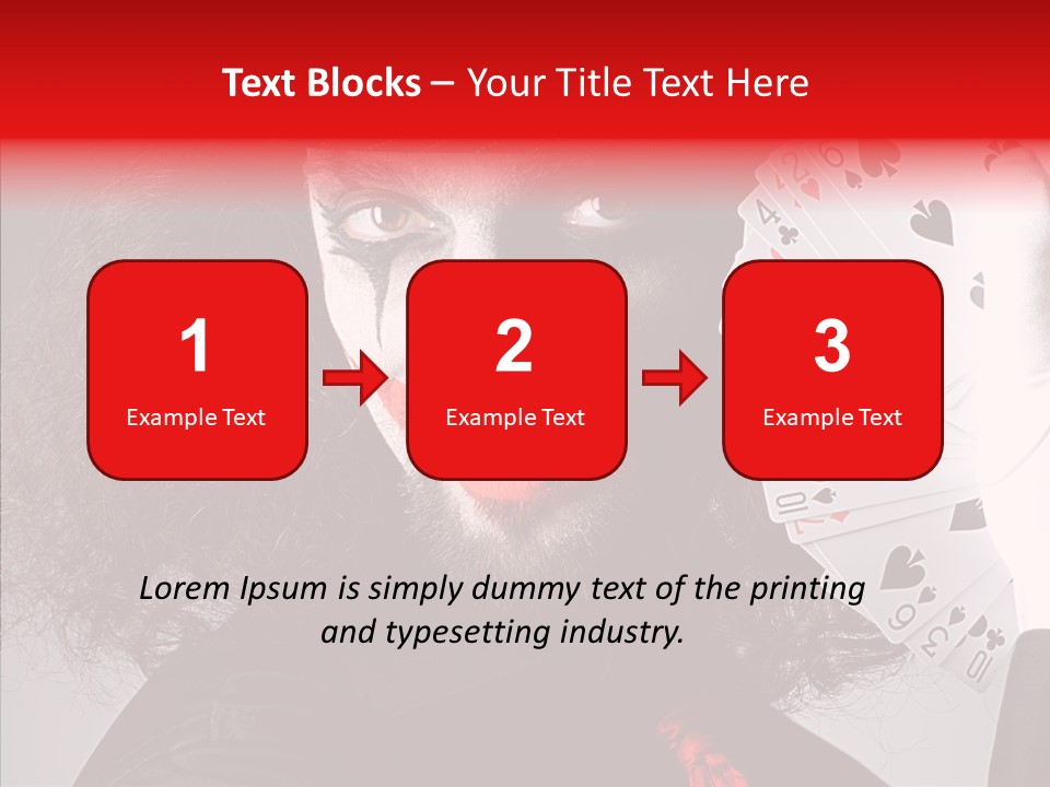 Masquerade Mystery Joker PowerPoint Template