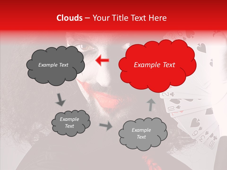 Masquerade Mystery Joker PowerPoint Template