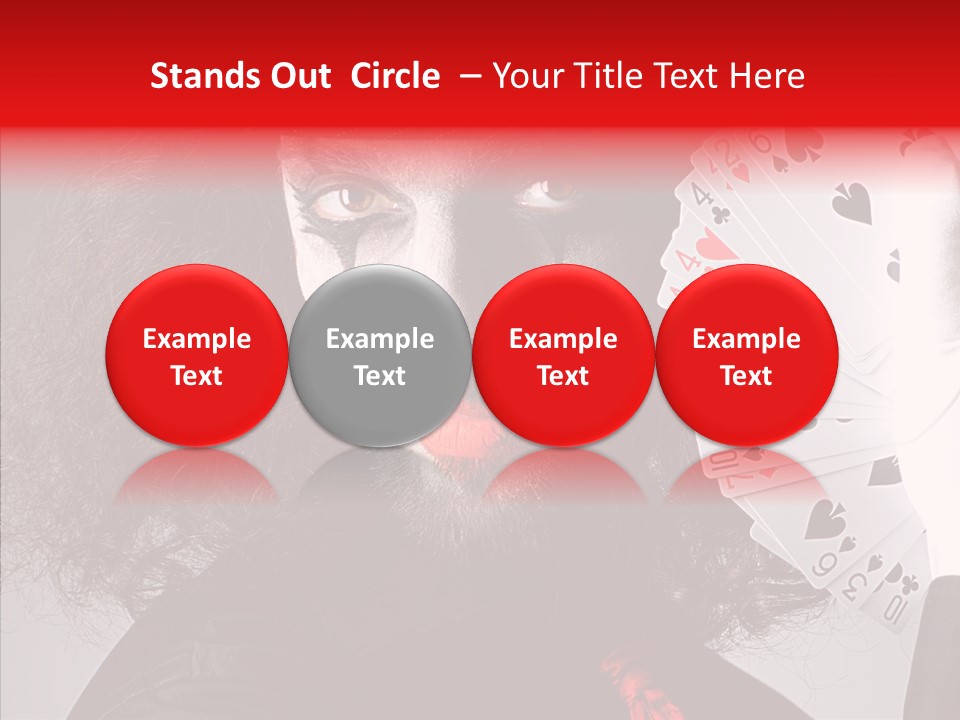 Masquerade Mystery Joker PowerPoint Template