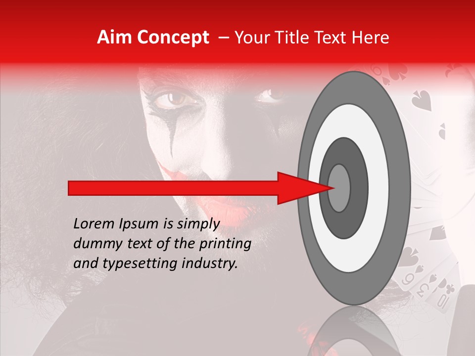 Masquerade Mystery Joker PowerPoint Template