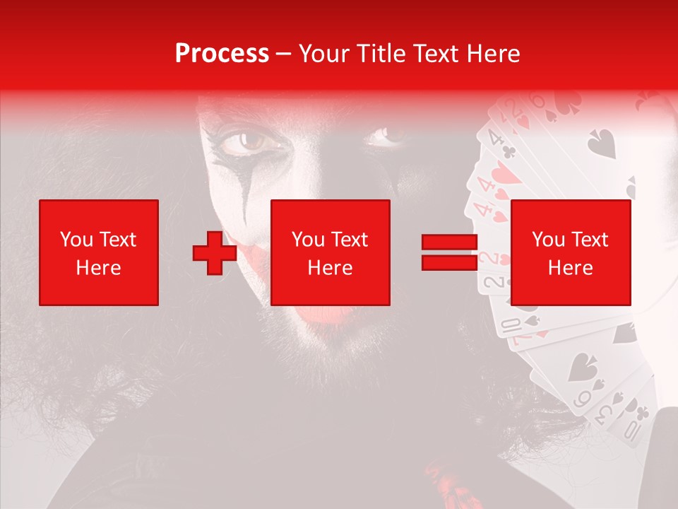 Masquerade Mystery Joker PowerPoint Template