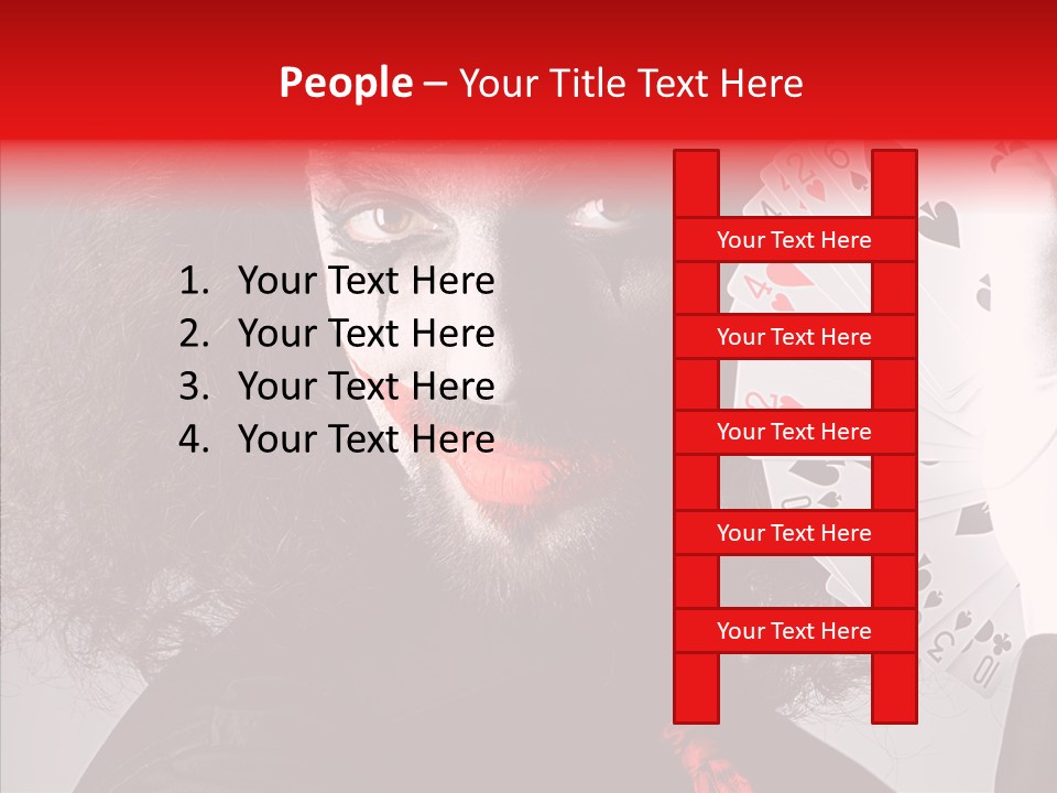 Masquerade Mystery Joker PowerPoint Template