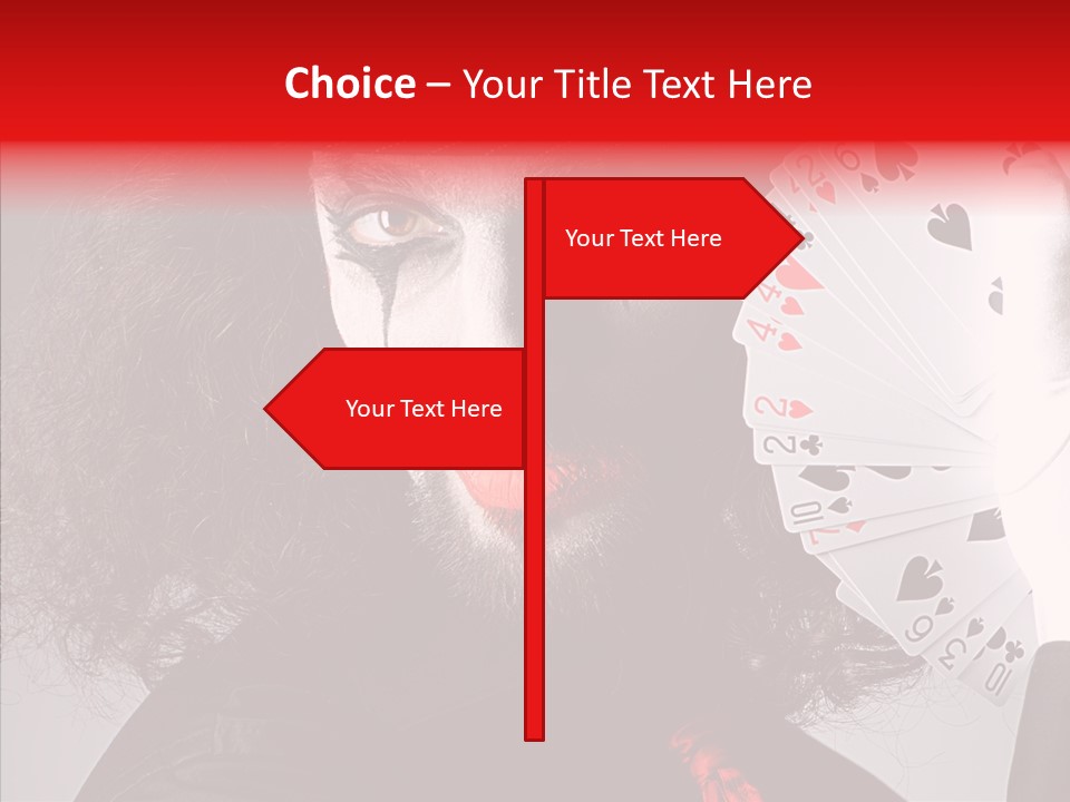 Masquerade Mystery Joker PowerPoint Template