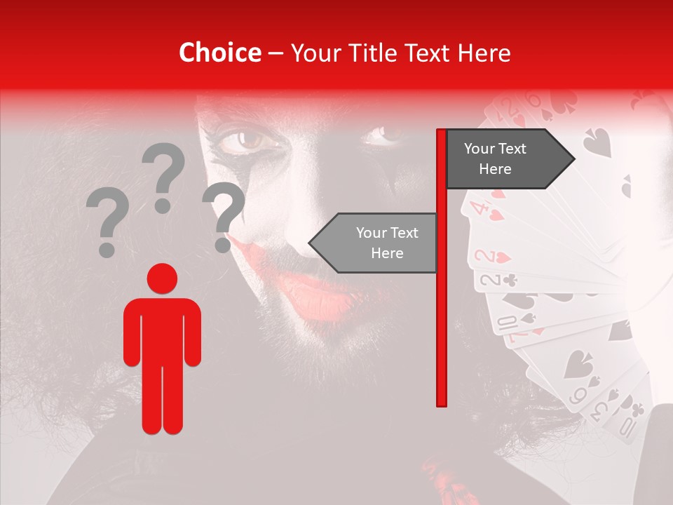 Masquerade Mystery Joker PowerPoint Template