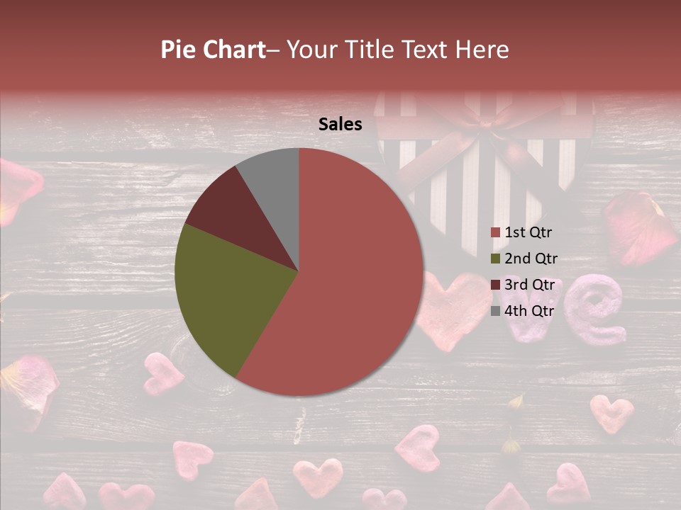 Nobody Heart Shape Ribbon PowerPoint Template