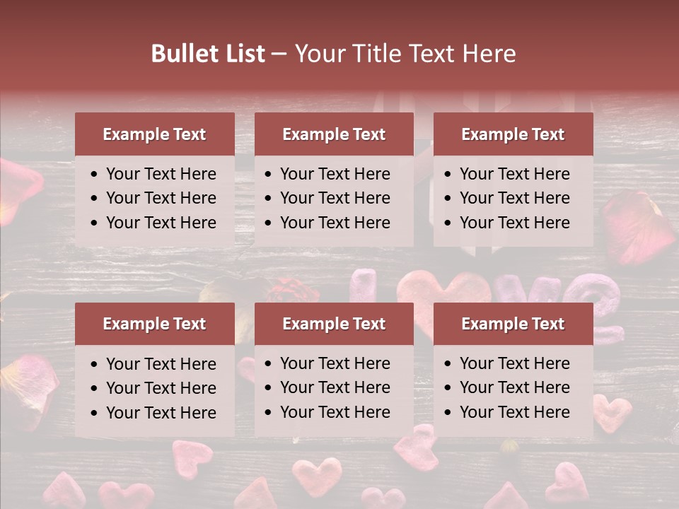 Nobody Heart Shape Ribbon PowerPoint Template