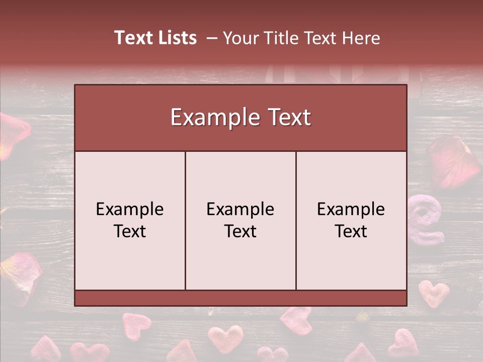 Nobody Heart Shape Ribbon PowerPoint Template