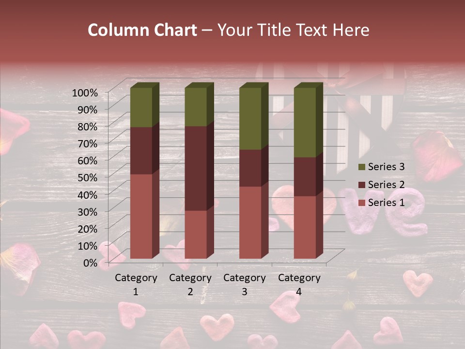 Nobody Heart Shape Ribbon PowerPoint Template