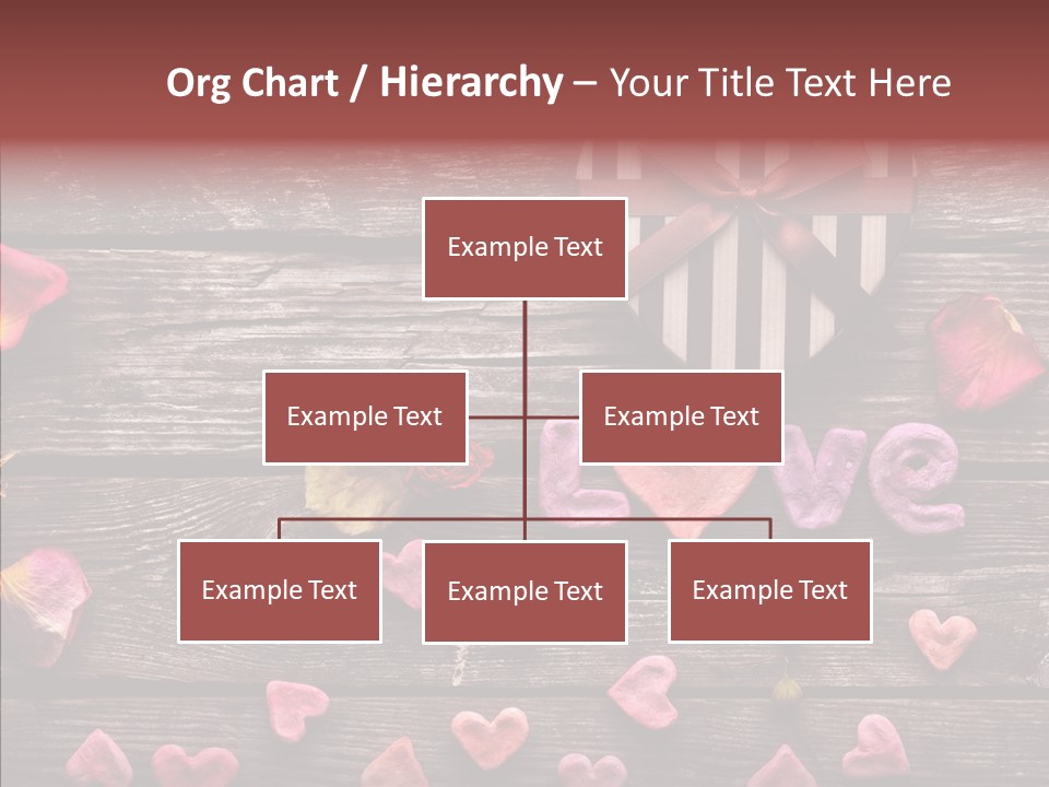Nobody Heart Shape Ribbon PowerPoint Template