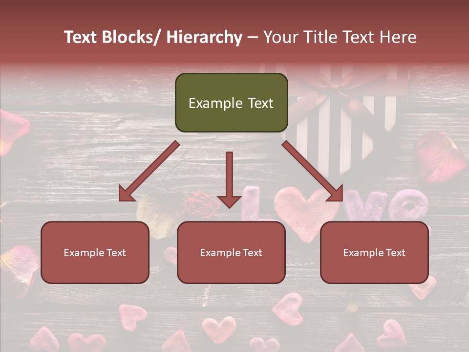Nobody Heart Shape Ribbon PowerPoint Template