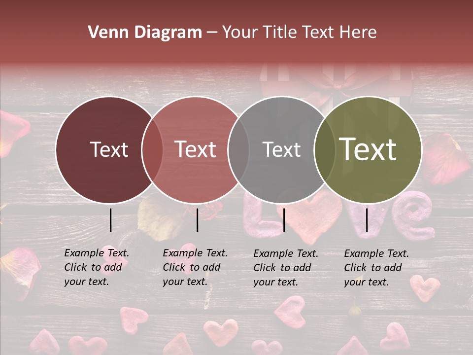 Nobody Heart Shape Ribbon PowerPoint Template