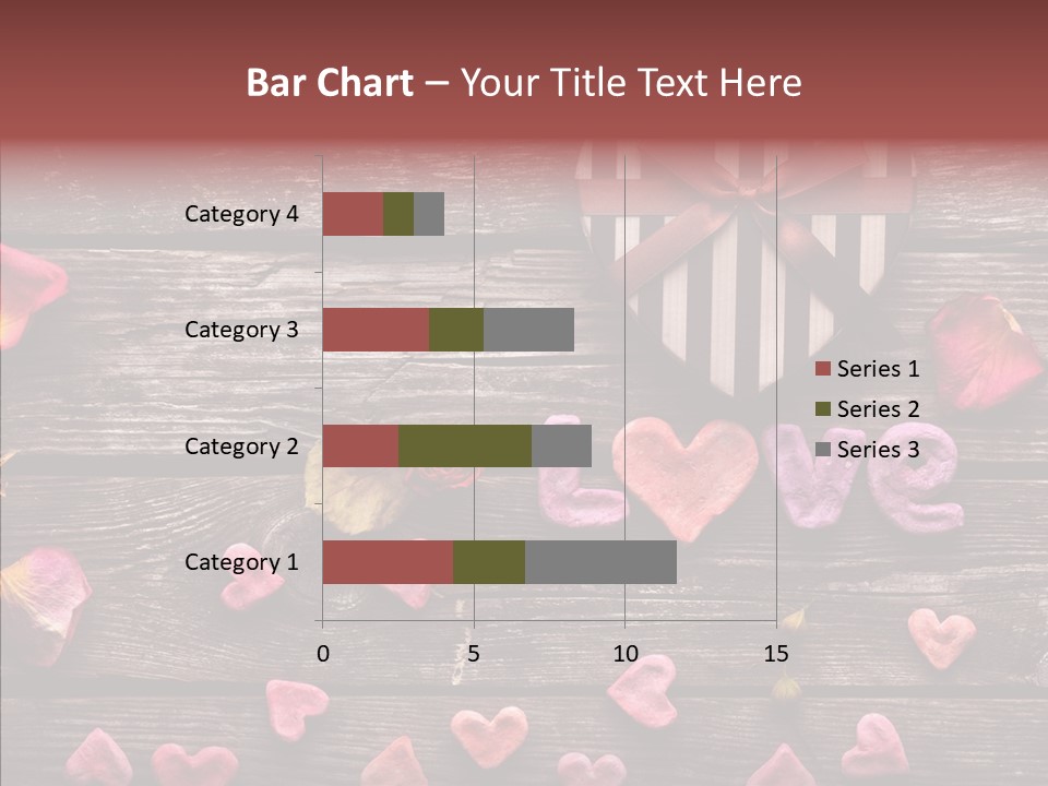 Nobody Heart Shape Ribbon PowerPoint Template
