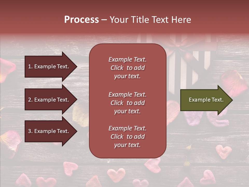 Nobody Heart Shape Ribbon PowerPoint Template