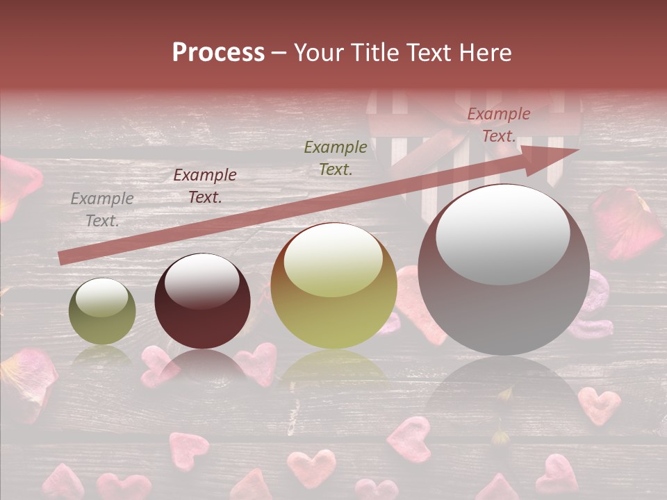Nobody Heart Shape Ribbon PowerPoint Template