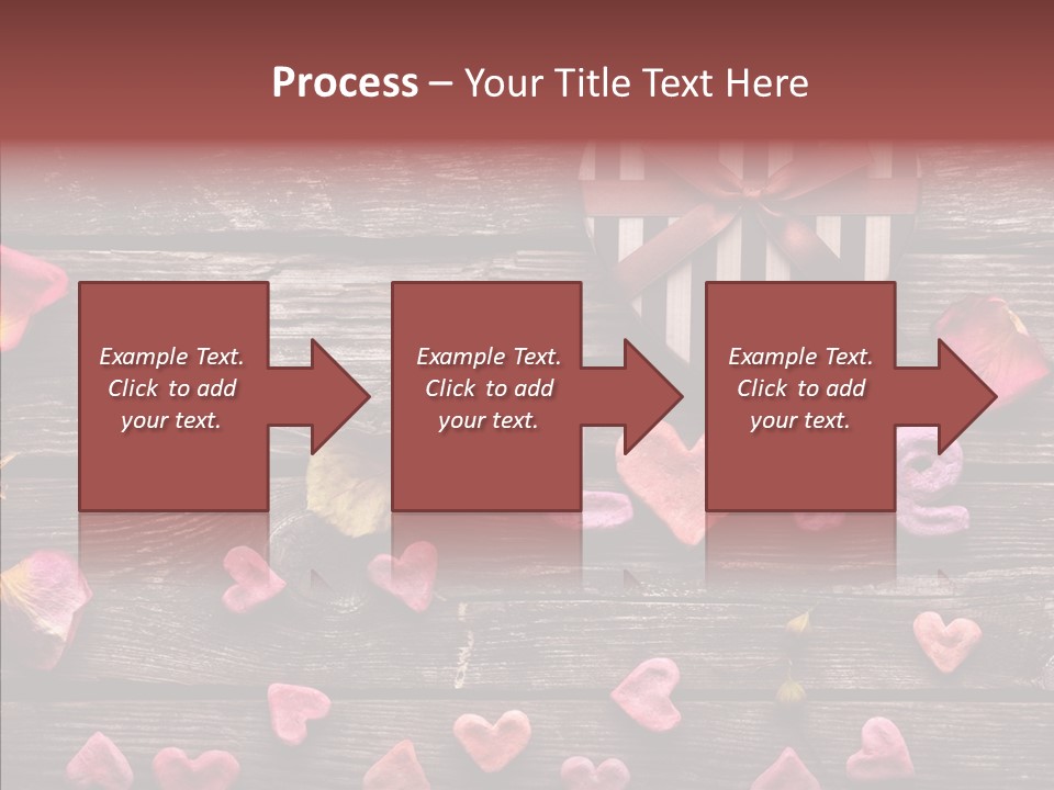 Nobody Heart Shape Ribbon PowerPoint Template