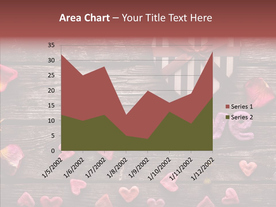 Nobody Heart Shape Ribbon PowerPoint Template