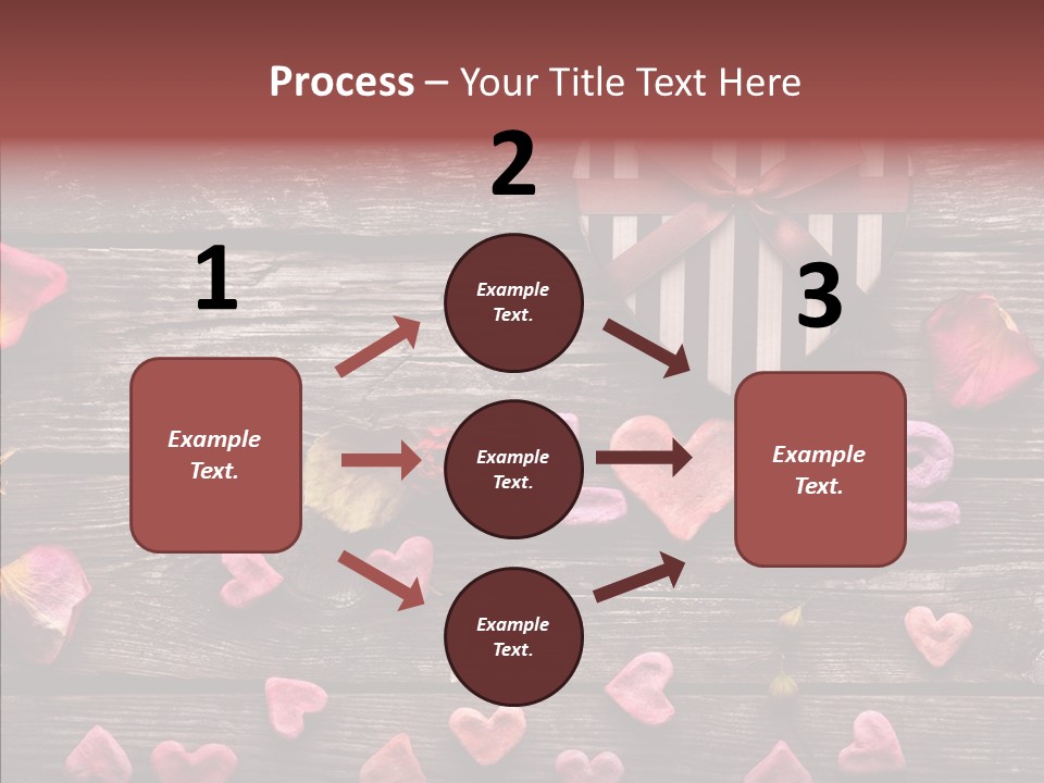 Nobody Heart Shape Ribbon PowerPoint Template