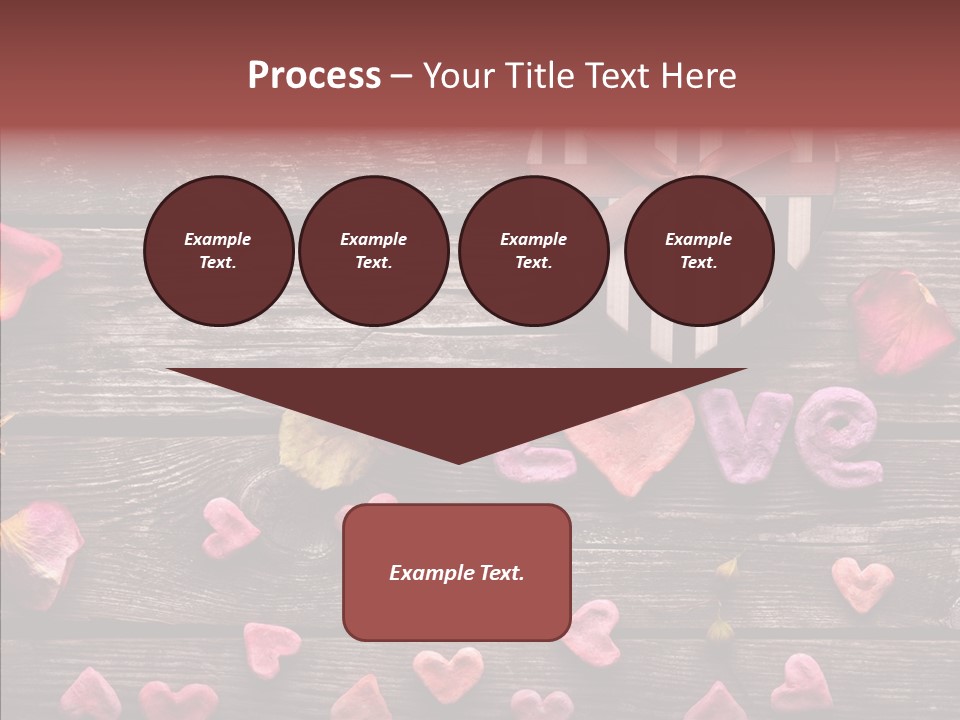 Nobody Heart Shape Ribbon PowerPoint Template