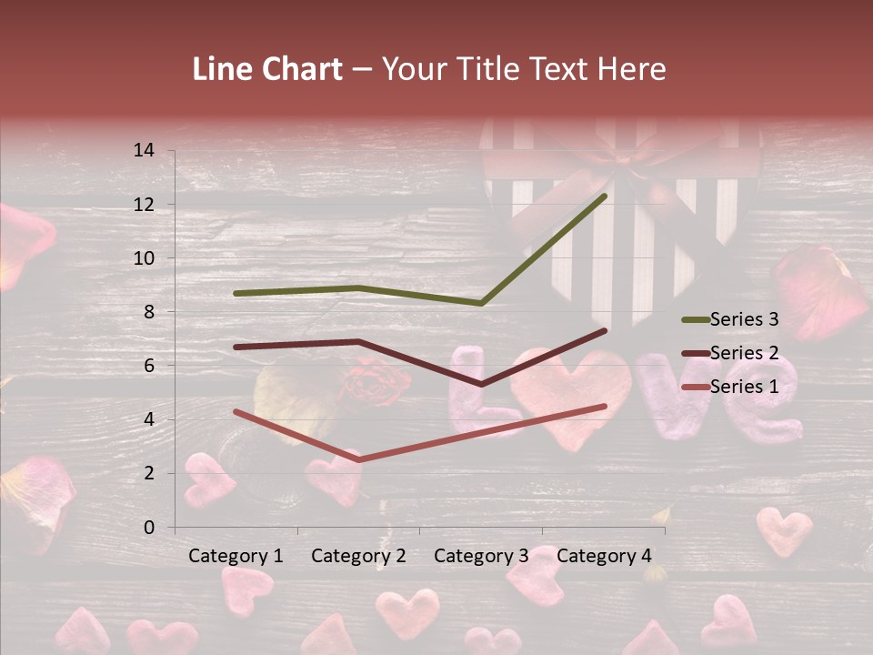 Nobody Heart Shape Ribbon PowerPoint Template