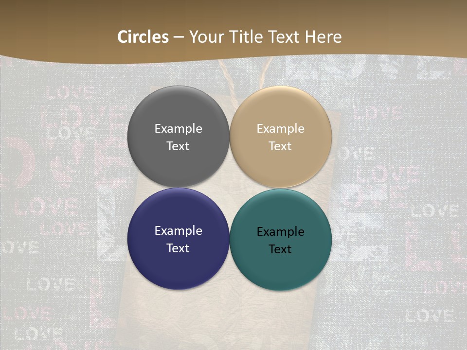 Love Letter Aged Natural PowerPoint Template