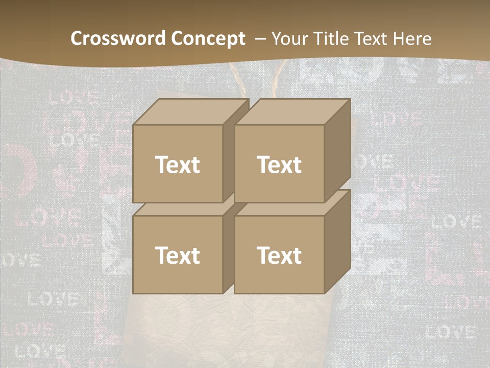 Love Letter Aged Natural PowerPoint Template