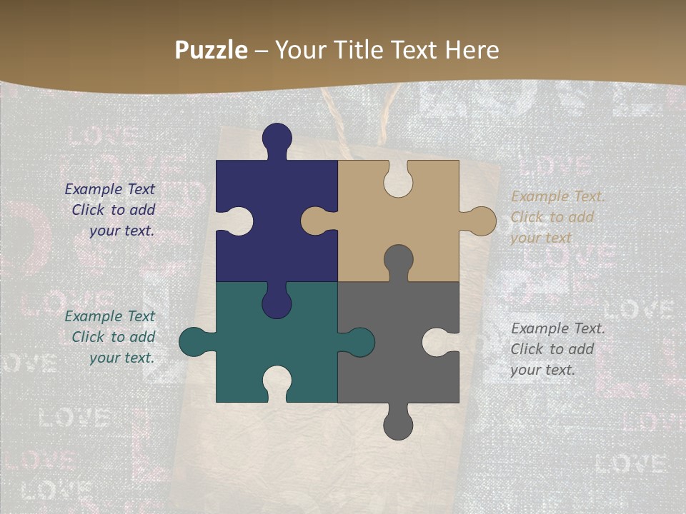 Love Letter Aged Natural PowerPoint Template