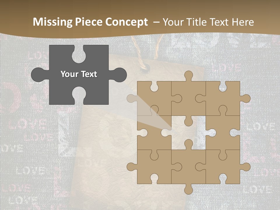 Love Letter Aged Natural PowerPoint Template