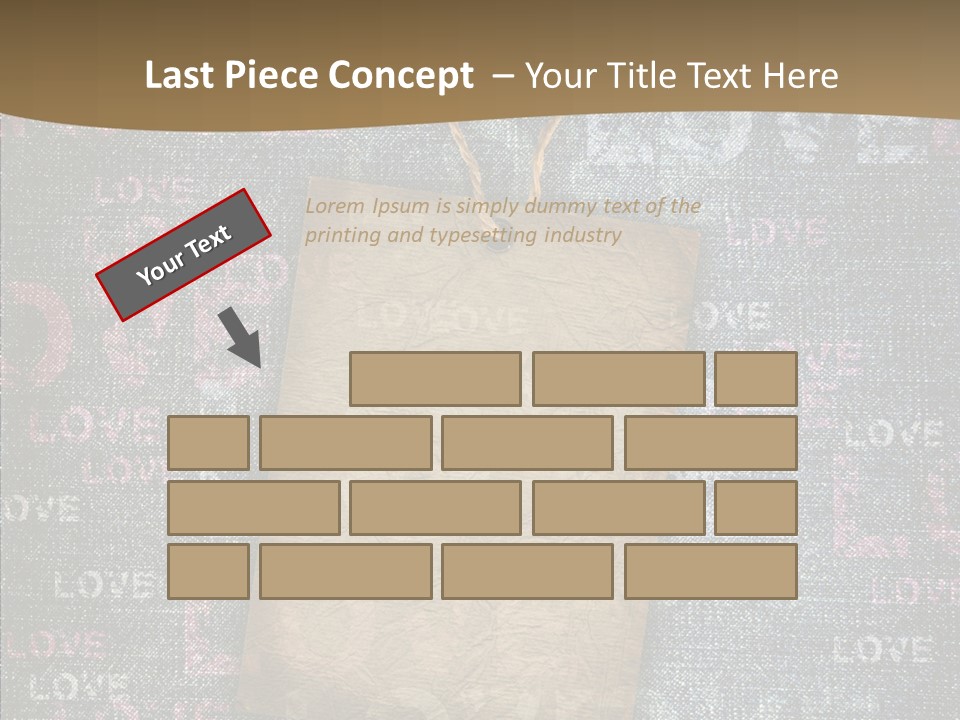 Love Letter Aged Natural PowerPoint Template