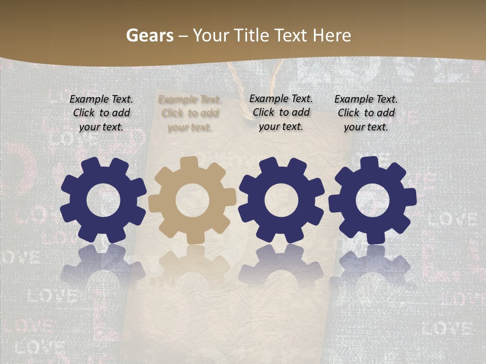 Love Letter Aged Natural PowerPoint Template