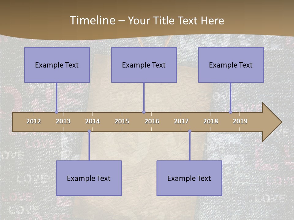 Love Letter Aged Natural PowerPoint Template