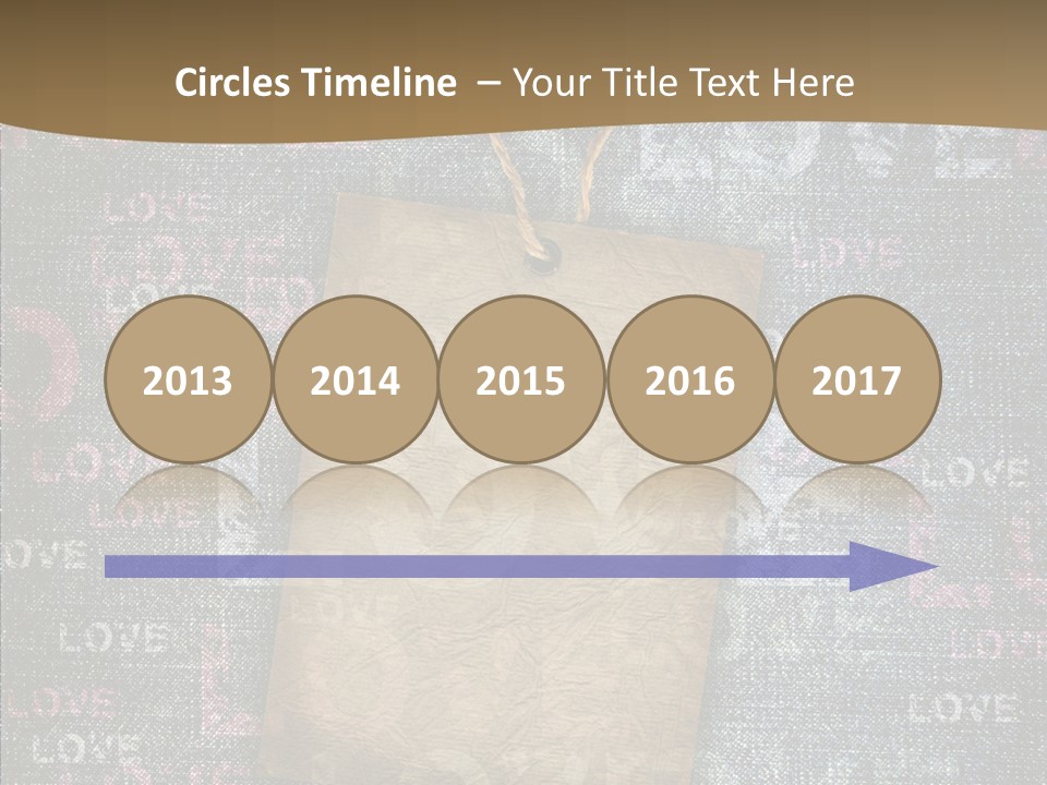 Love Letter Aged Natural PowerPoint Template