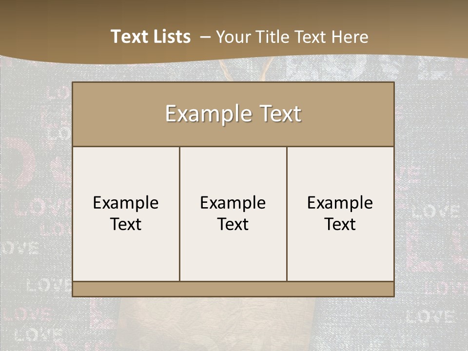Love Letter Aged Natural PowerPoint Template