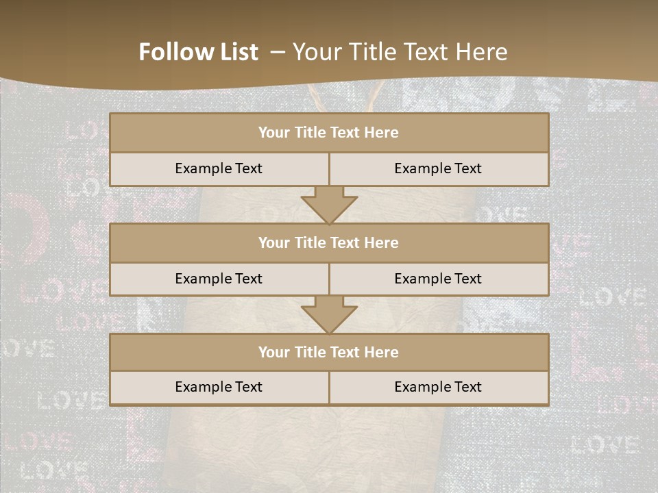 Love Letter Aged Natural PowerPoint Template