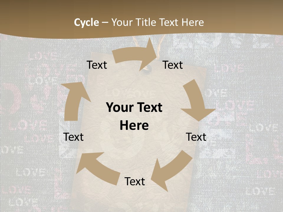 Love Letter Aged Natural PowerPoint Template