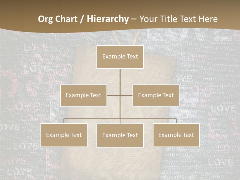 Love Letter Aged Natural PowerPoint Template