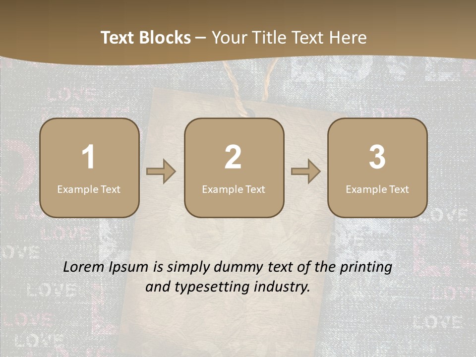 Love Letter Aged Natural PowerPoint Template