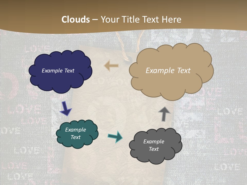 Love Letter Aged Natural PowerPoint Template