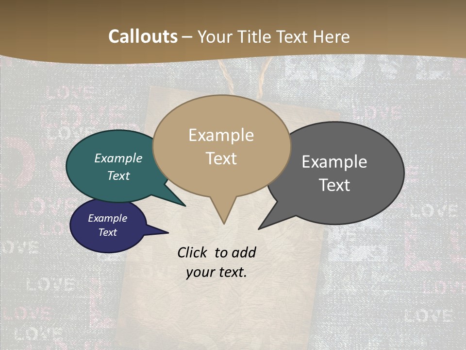 Love Letter Aged Natural PowerPoint Template