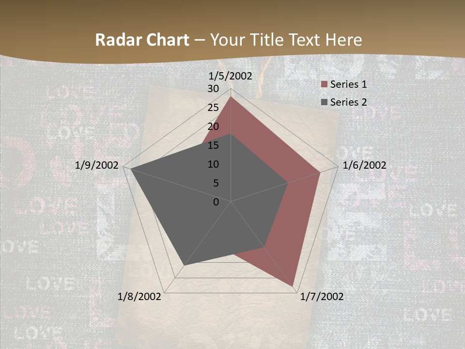 Love Letter Aged Natural PowerPoint Template