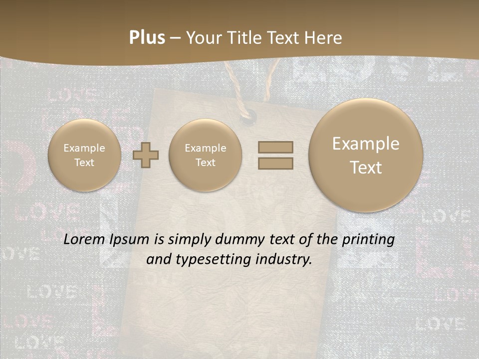 Love Letter Aged Natural PowerPoint Template