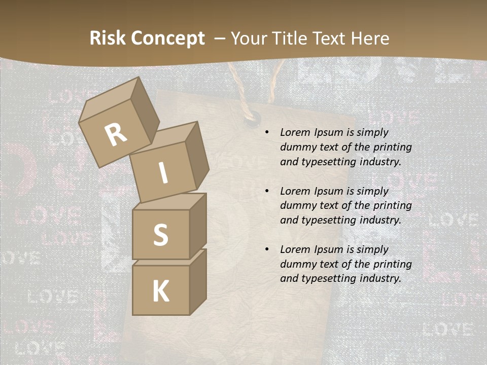 Love Letter Aged Natural PowerPoint Template