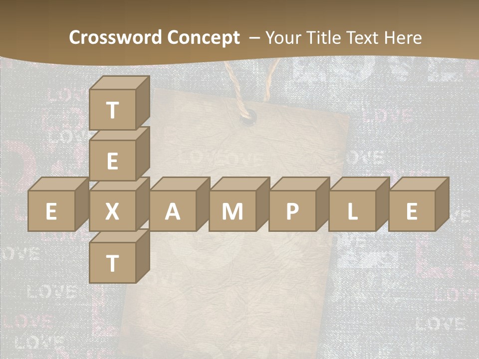 Love Letter Aged Natural PowerPoint Template