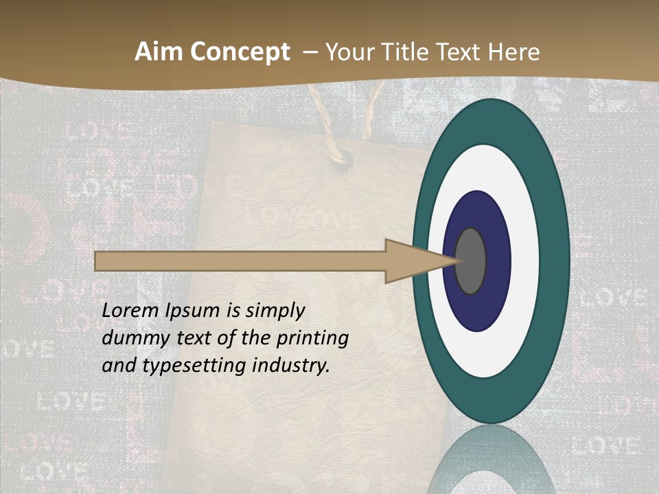 Love Letter Aged Natural PowerPoint Template