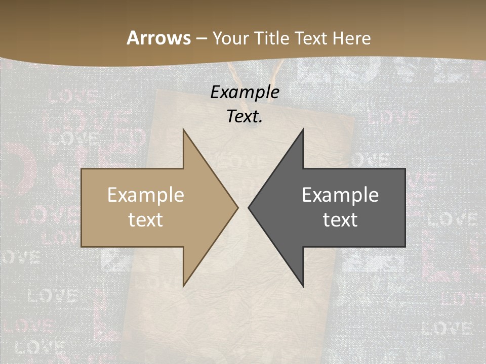 Love Letter Aged Natural PowerPoint Template